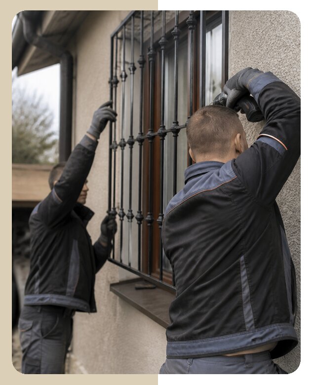 Профессиональный монтаж открывающихся решеток в Урае